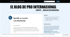 Desktop Screenshot of blogprointernacional.com