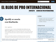 Tablet Screenshot of blogprointernacional.com